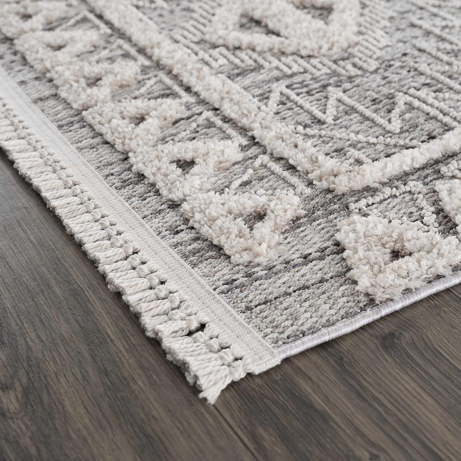 Hauteloom Rectangle Area Rug   Charcoal