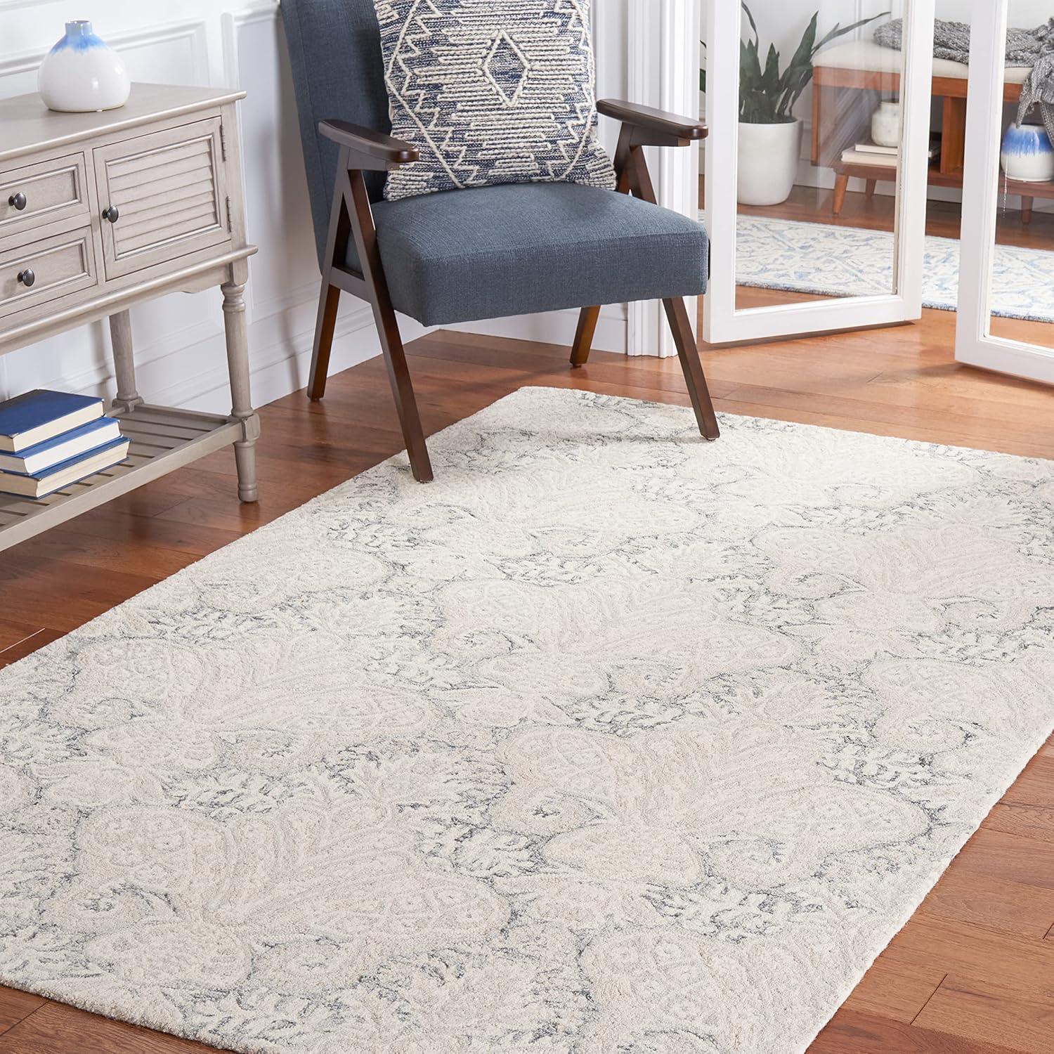 Micro-Loop MLP539 Hand Tufted Indoor Accent Rug - Beige - 3'x5' - Safavieh