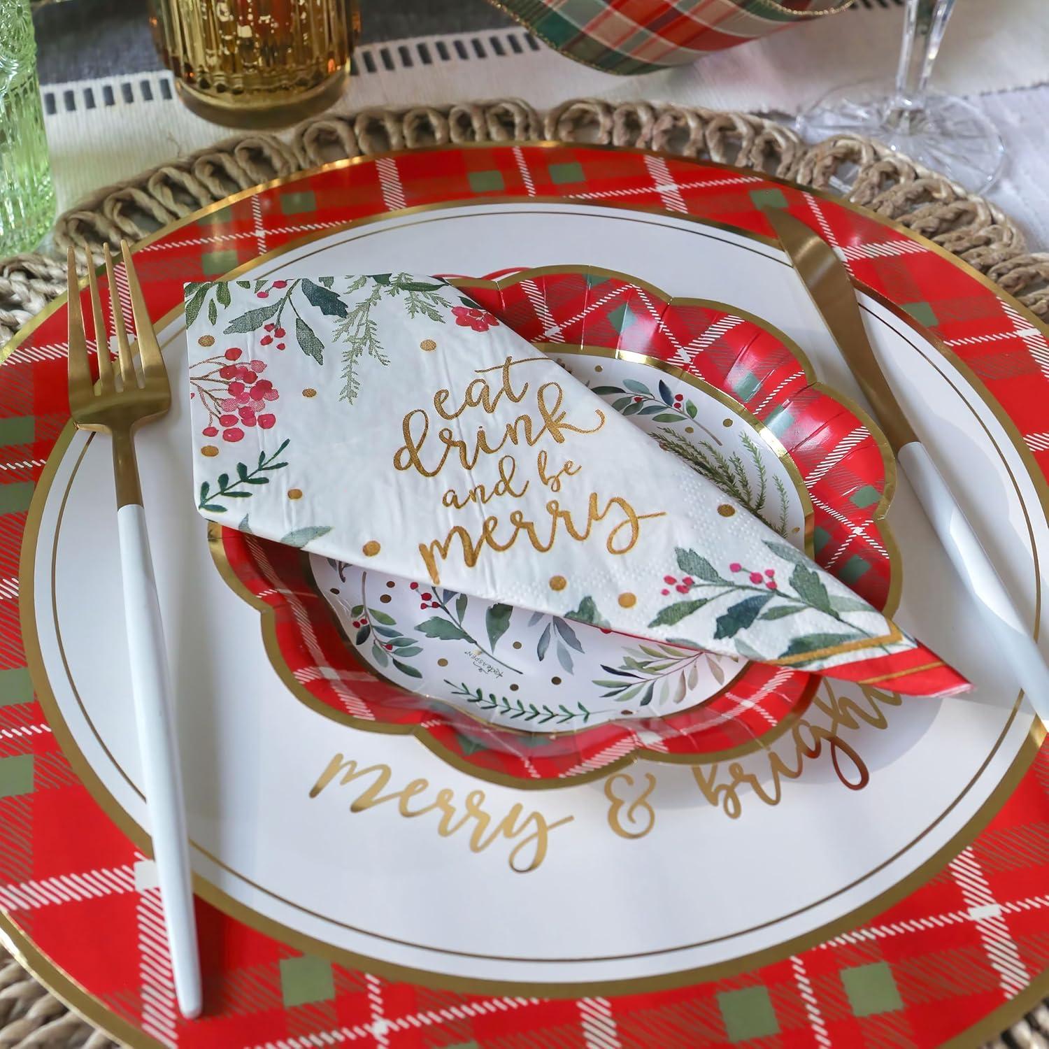 Kate Aspen Christmas 13” Charger Plate Placemat | 28665NA