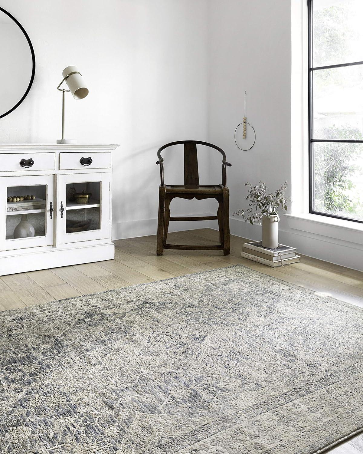 Reversible Teagan Sky & Natural 11'6" x 15' Synthetic Area Rug