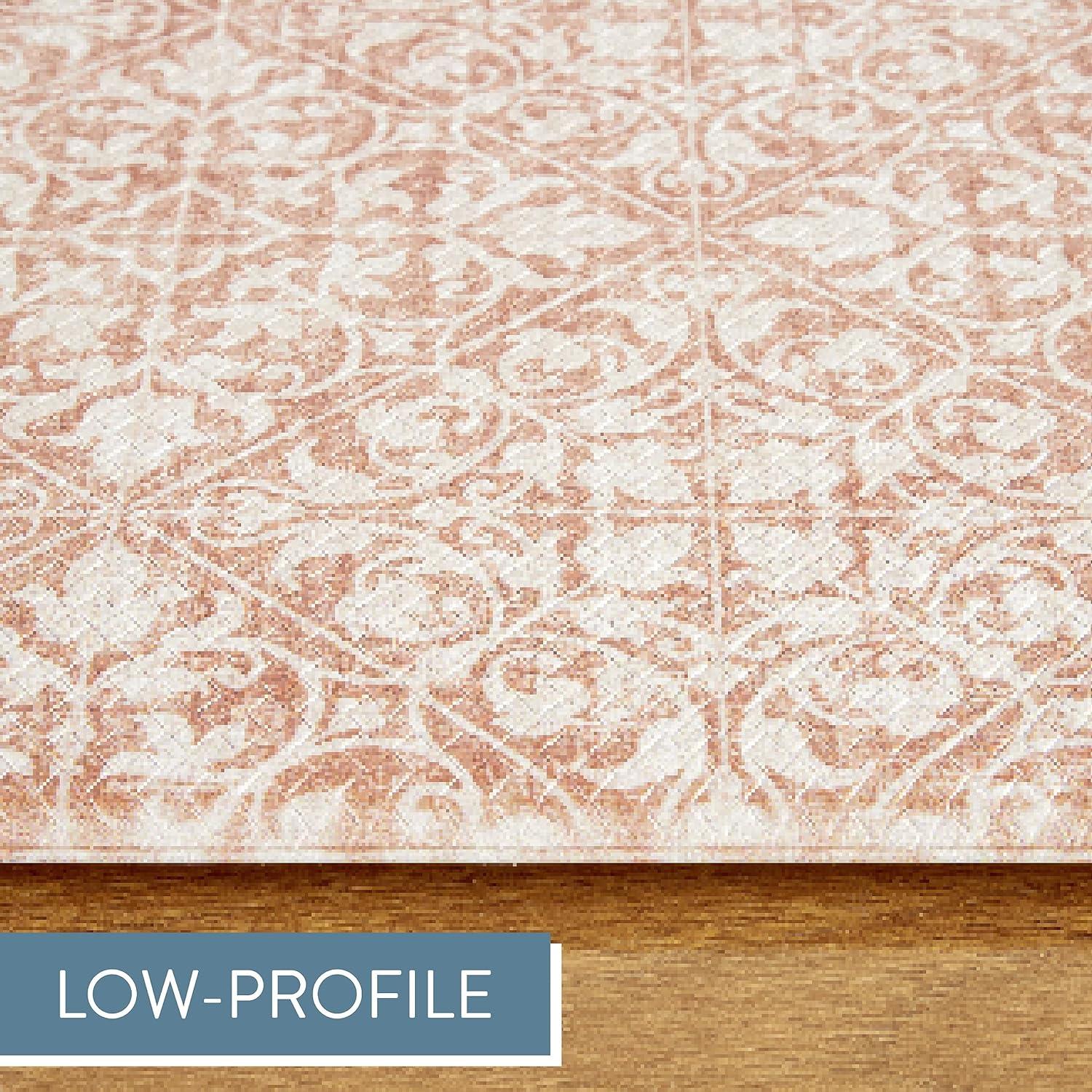 Town & Country Living TOWN & COUNTRY BASICS Comfort Plus Non-Slip Backing Vintage Medallion Tile Anti Fatigue Comfort Mat