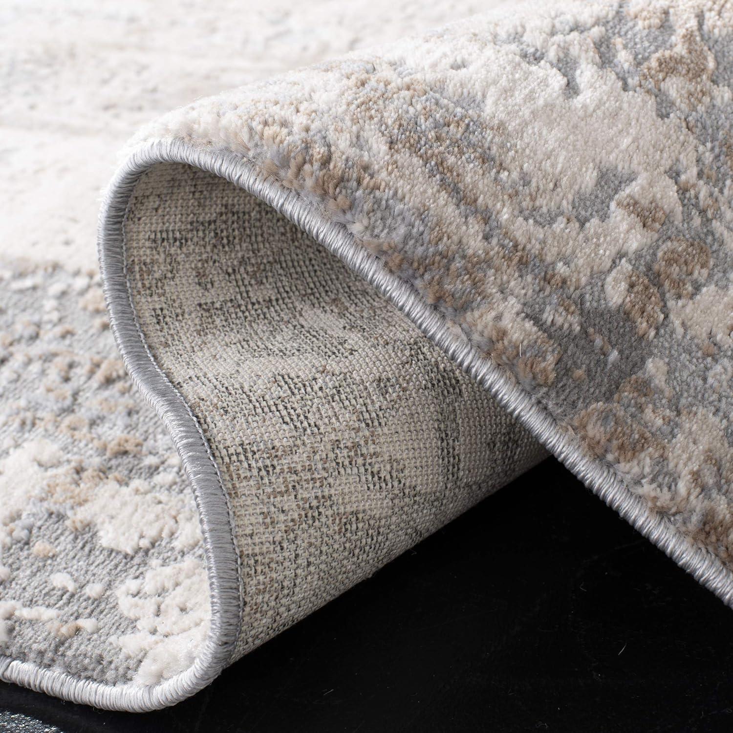 Invista INV435 Power Loomed Area Rug - Cream/Beige - 8'x10' - Safavieh