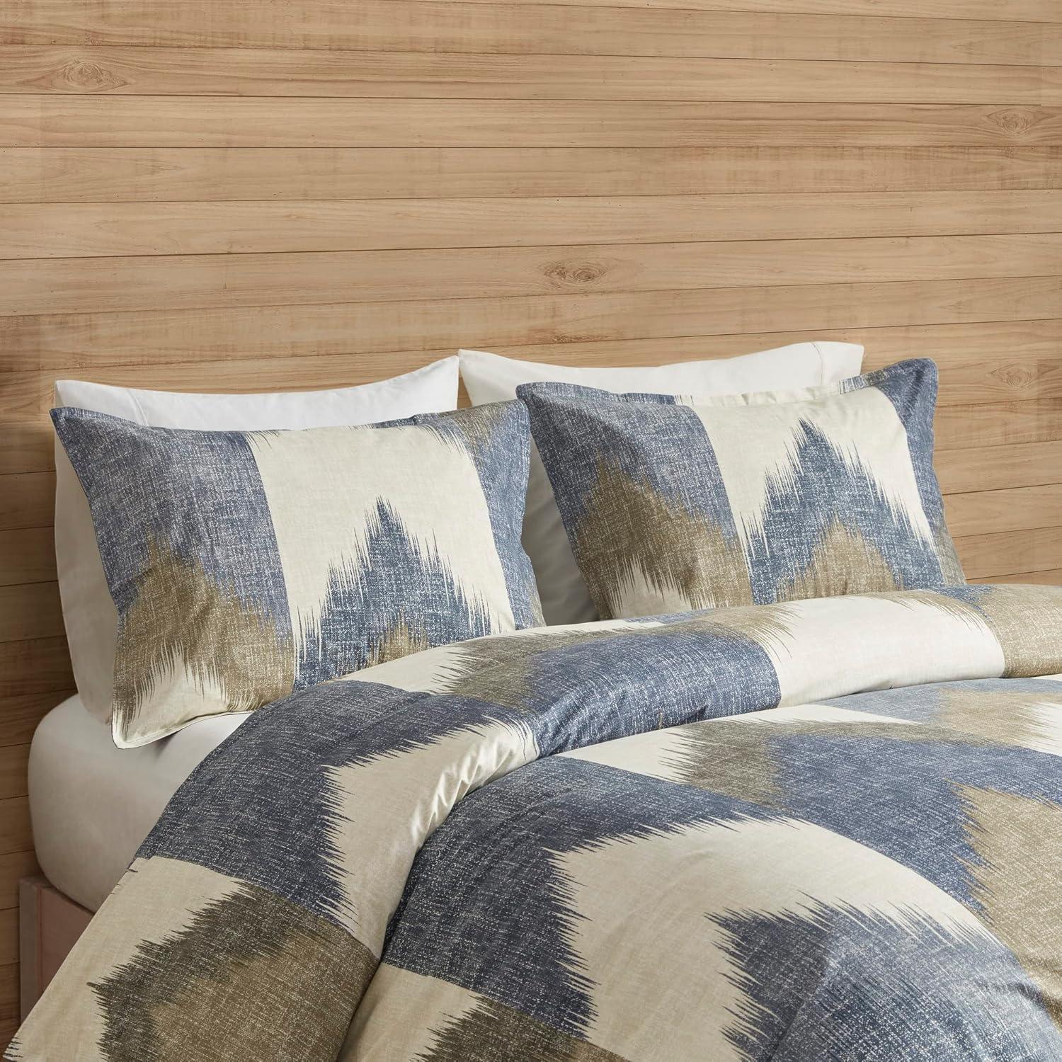 INK+IVY Alpine Printed Cotton Duvet Cover Set