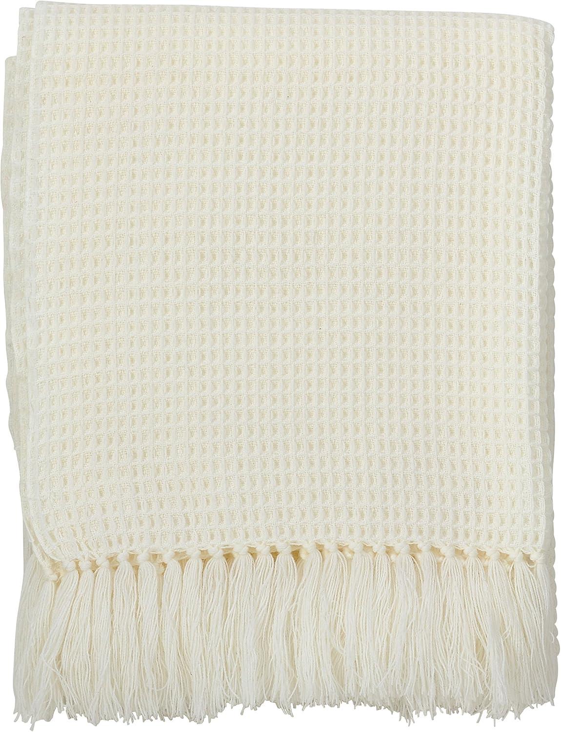 Saro Sevan Collection Hand Woven Throw Blanket