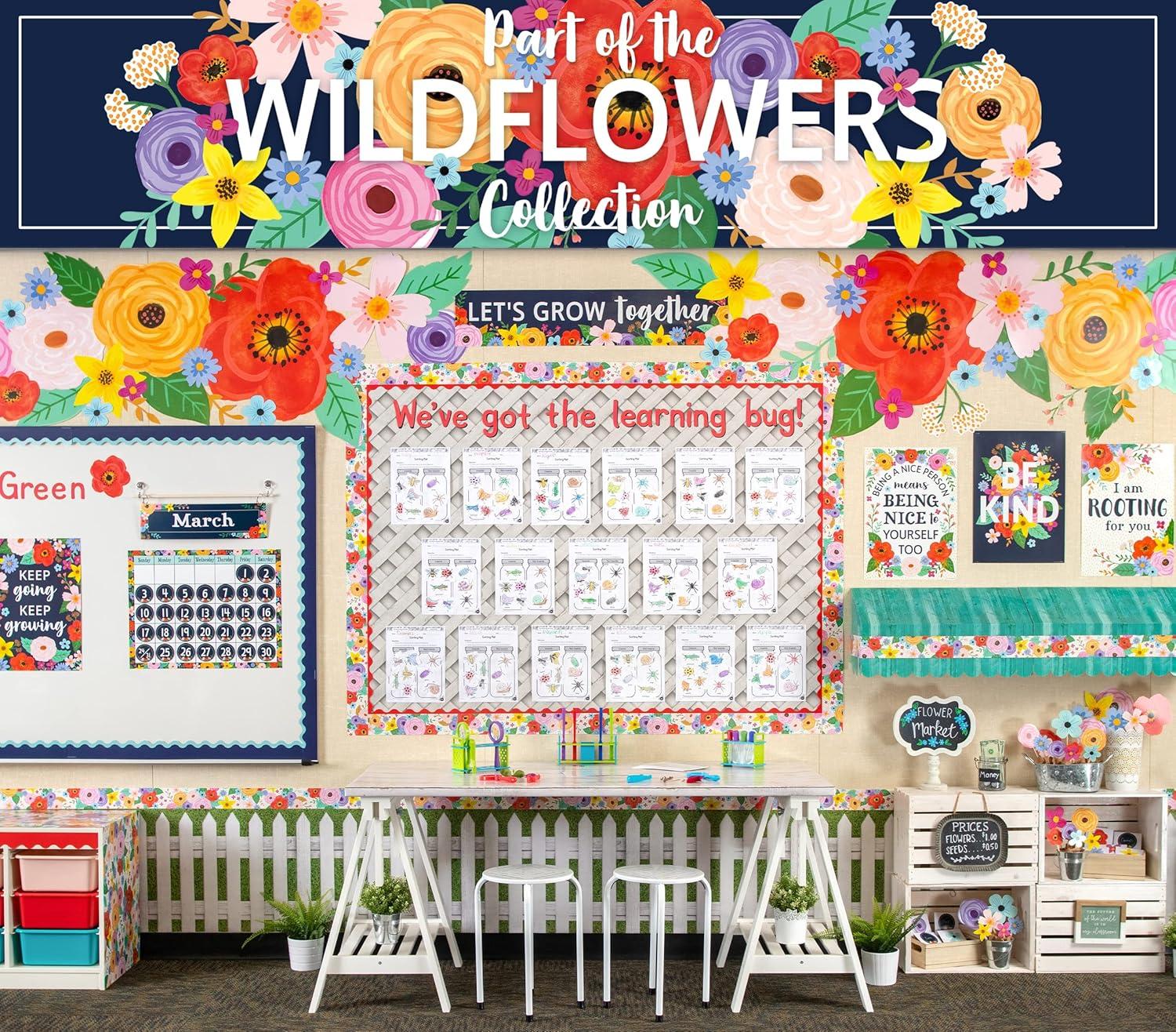 Teacher Created Resources Wildflowers Stickers (TCR7092)