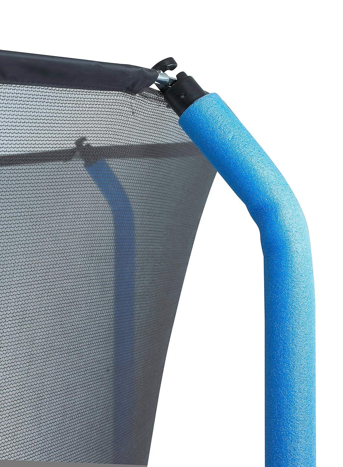 Upper Bounce Machrus Upper Bounce Trampoline Safety Net For 14 ft Round trampolines using 4 Curved Poles