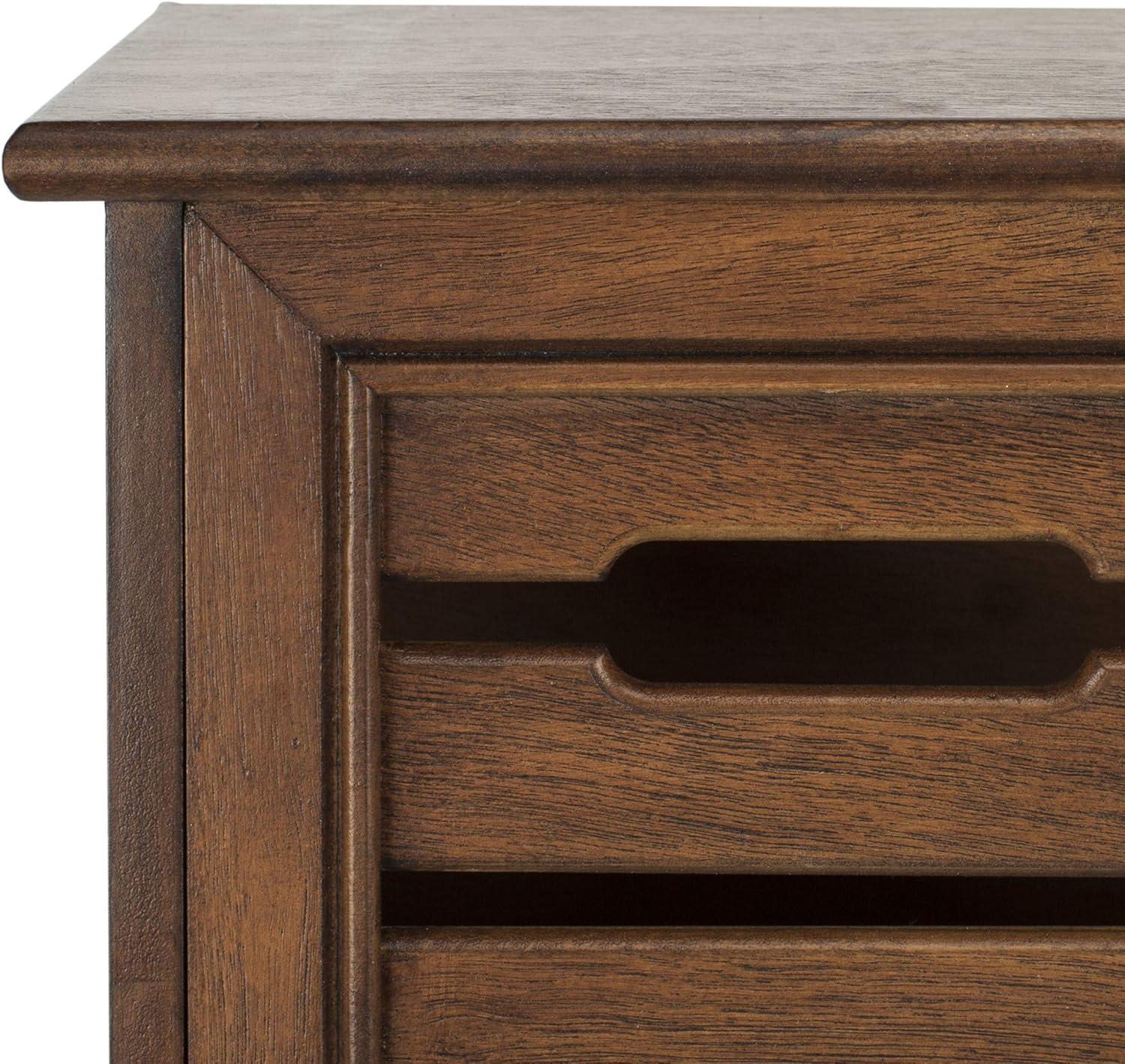 Leon Hanging 3 Drawer Wall Rack - Honey - Safavieh