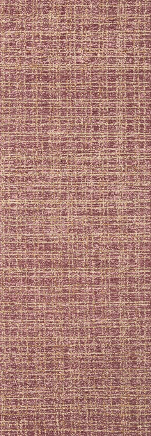 Polly I Hand-Tufted Wool Rug by Chris Loves Julia x Loloi - Berry and Natural / 2'6" x 9'9" Runner