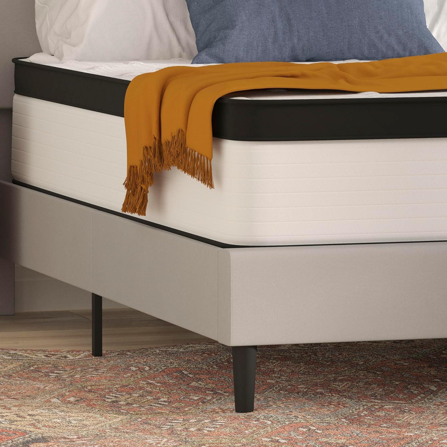 Flash Furniture 12" Hybrid Firm Pocket Spring Mattress, Full Mattress in a Box-Premium Mattress