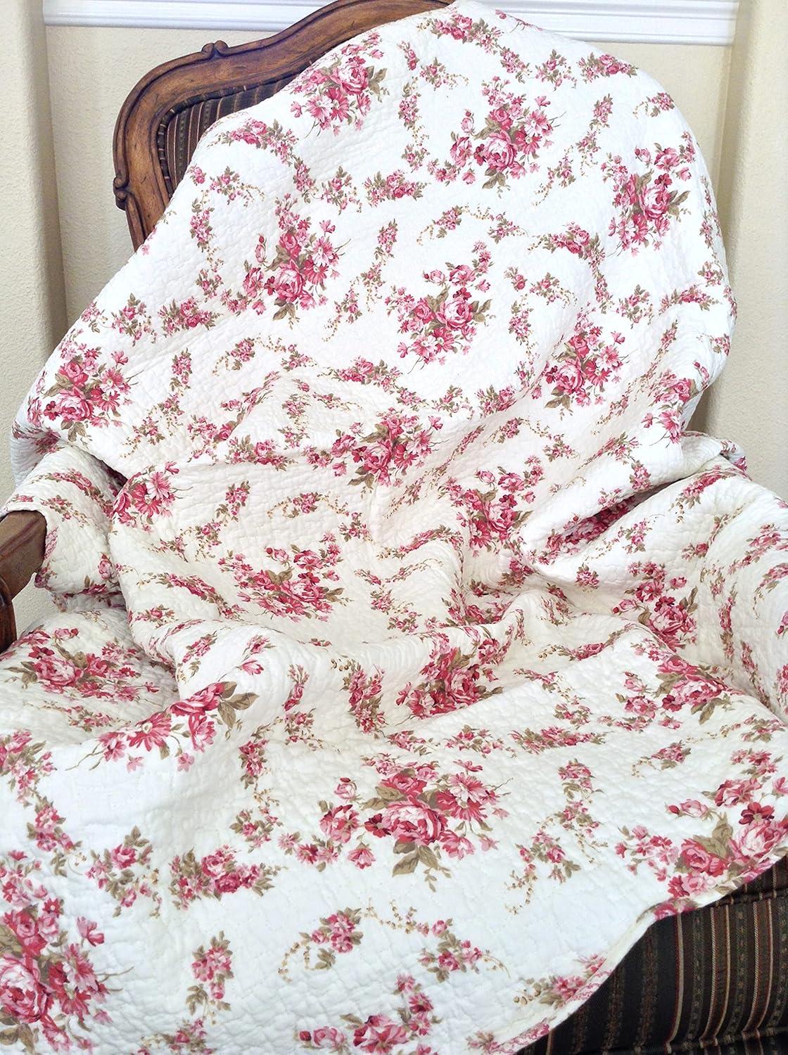 Cozy Line Home Fashion Juliette Quilted Throw Blanket