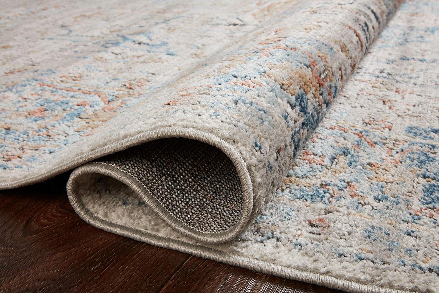 Loloi II Bianca Collection BIA-02 Stone / Multi, Traditional Area Rug 9'-9" x 13'-6"