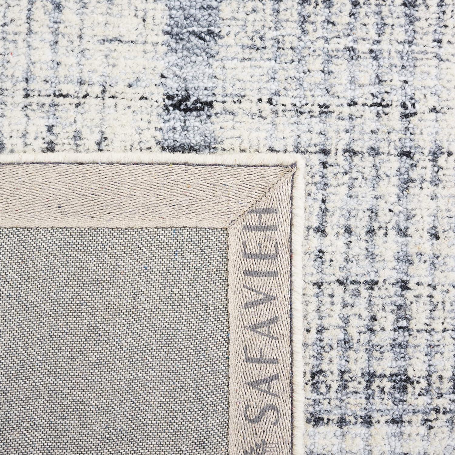 Metro MET991 Hand Tufted Indoor Area Rug - Light Grey/Ivory - 5'x8' - Safavieh