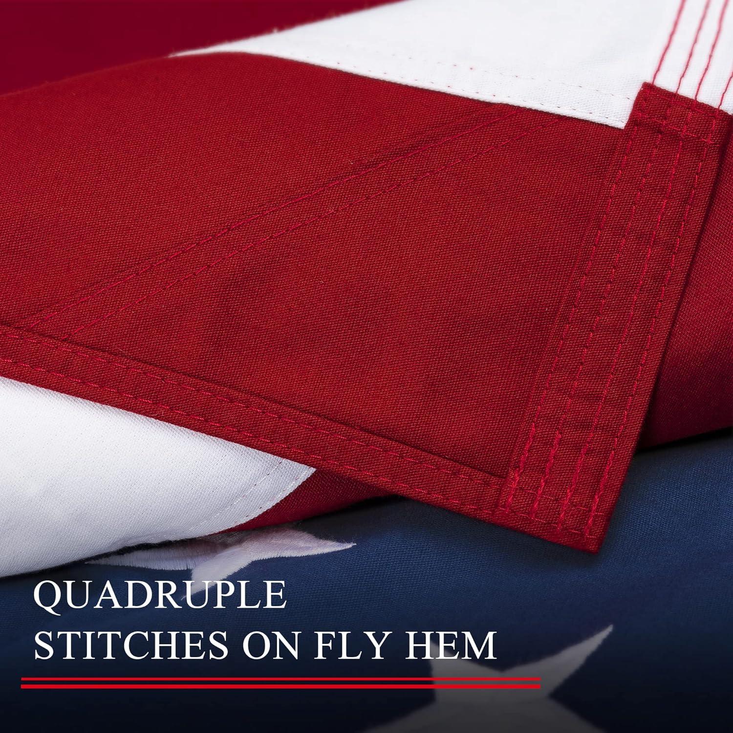 Allied Flag 5 x 9.5 FT Official Memorial Burial American Flag