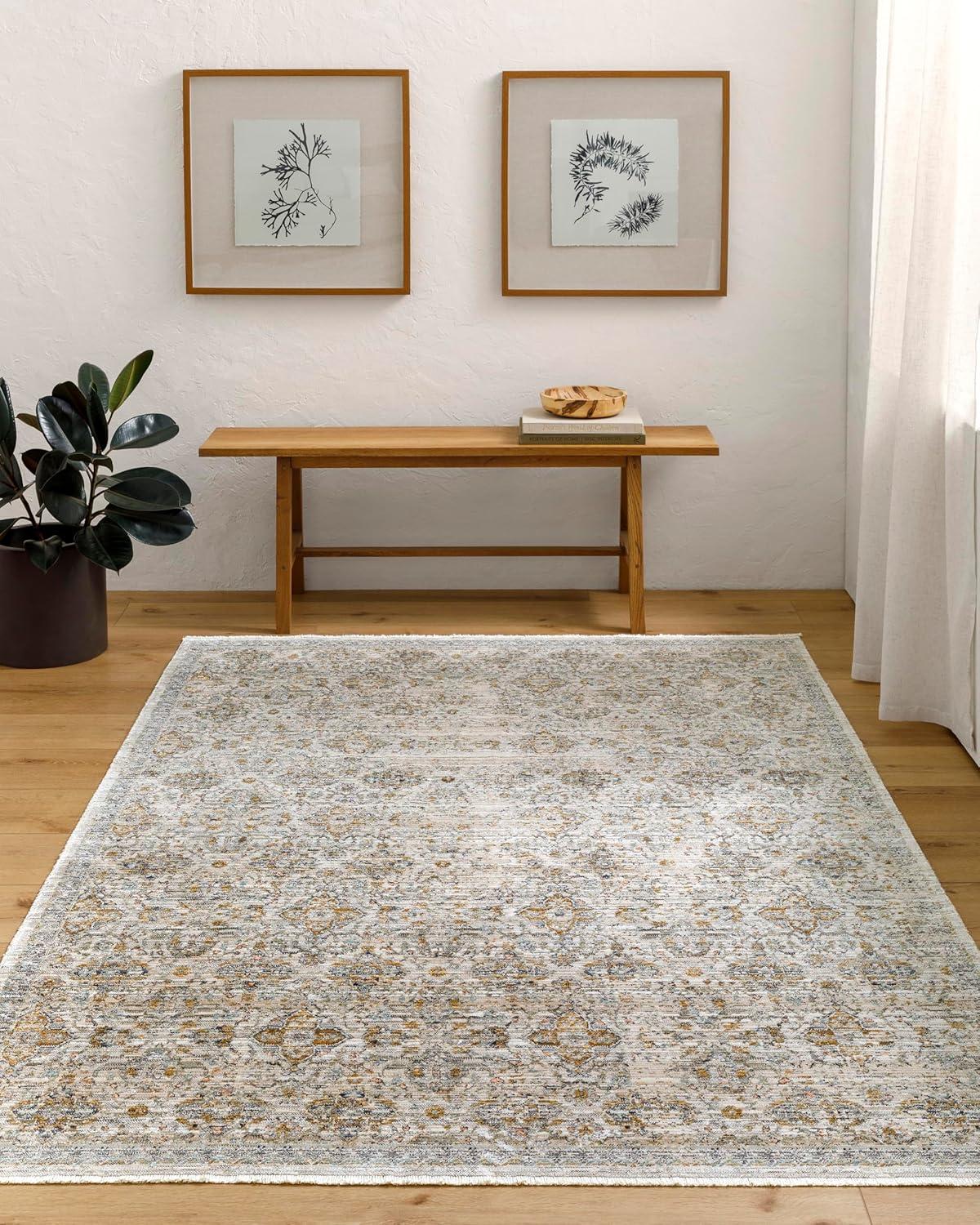 Becki Owens x Livabliss Ren Machine Washable Area Rug