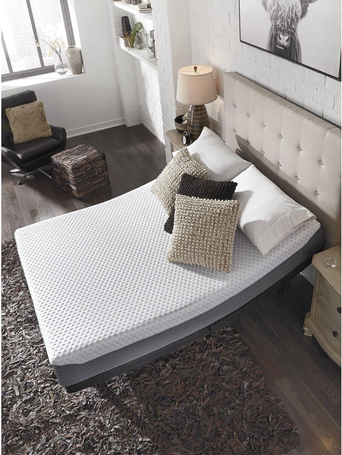 Signature Design by Ashley 10 Inch Chime Elite Firm Memory Foam California King Mattress