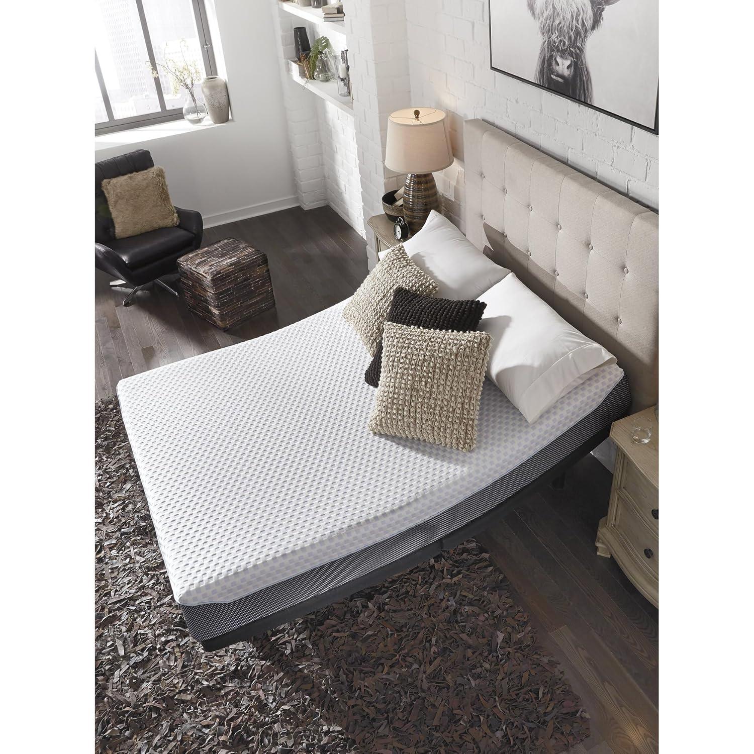 Signature Design by Ashley Chime Elite Charcoal Infused Memory Foam Mattress