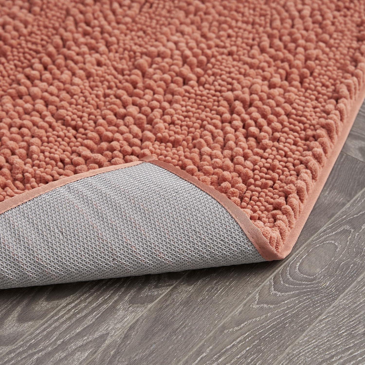 Laura Ashley Astor Chenille Non-Slip Bath Mat