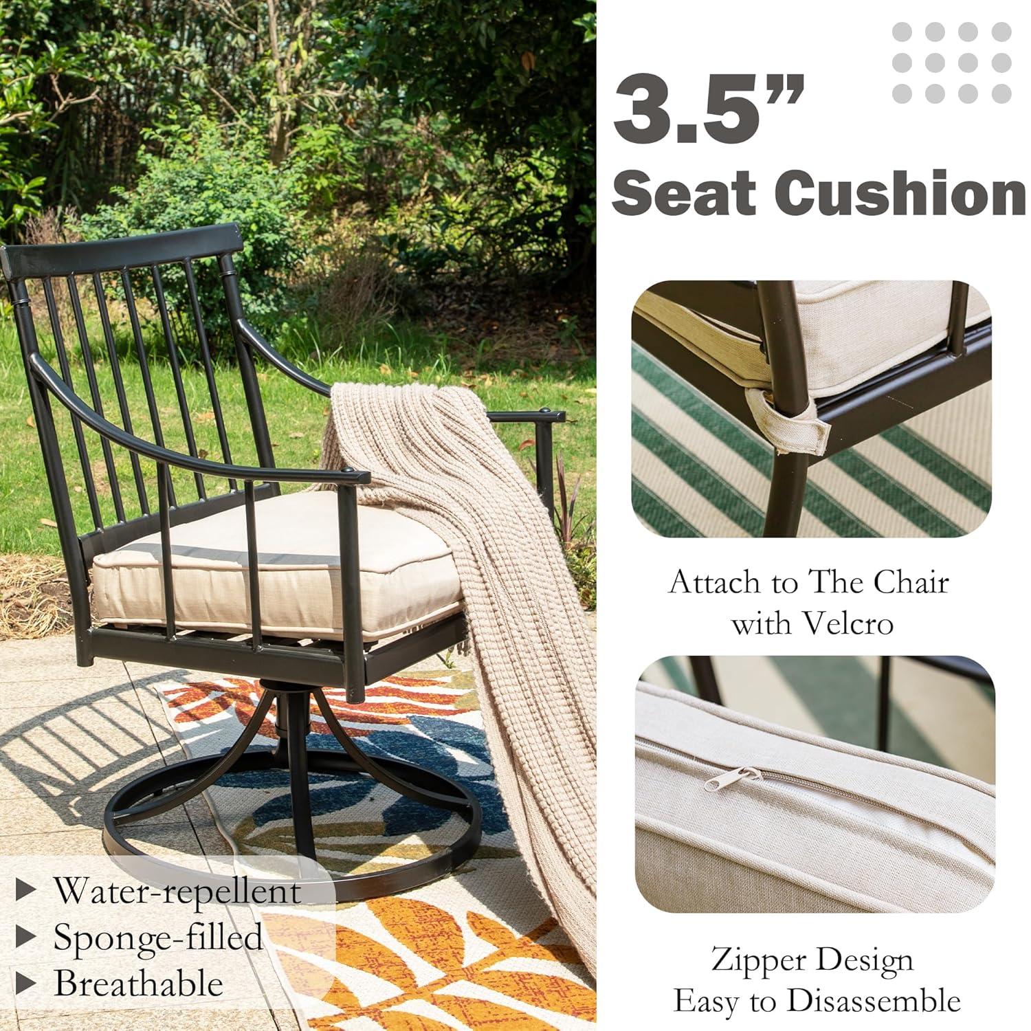 Argyri 6 - Person 60" Long Dining Set with Cushions