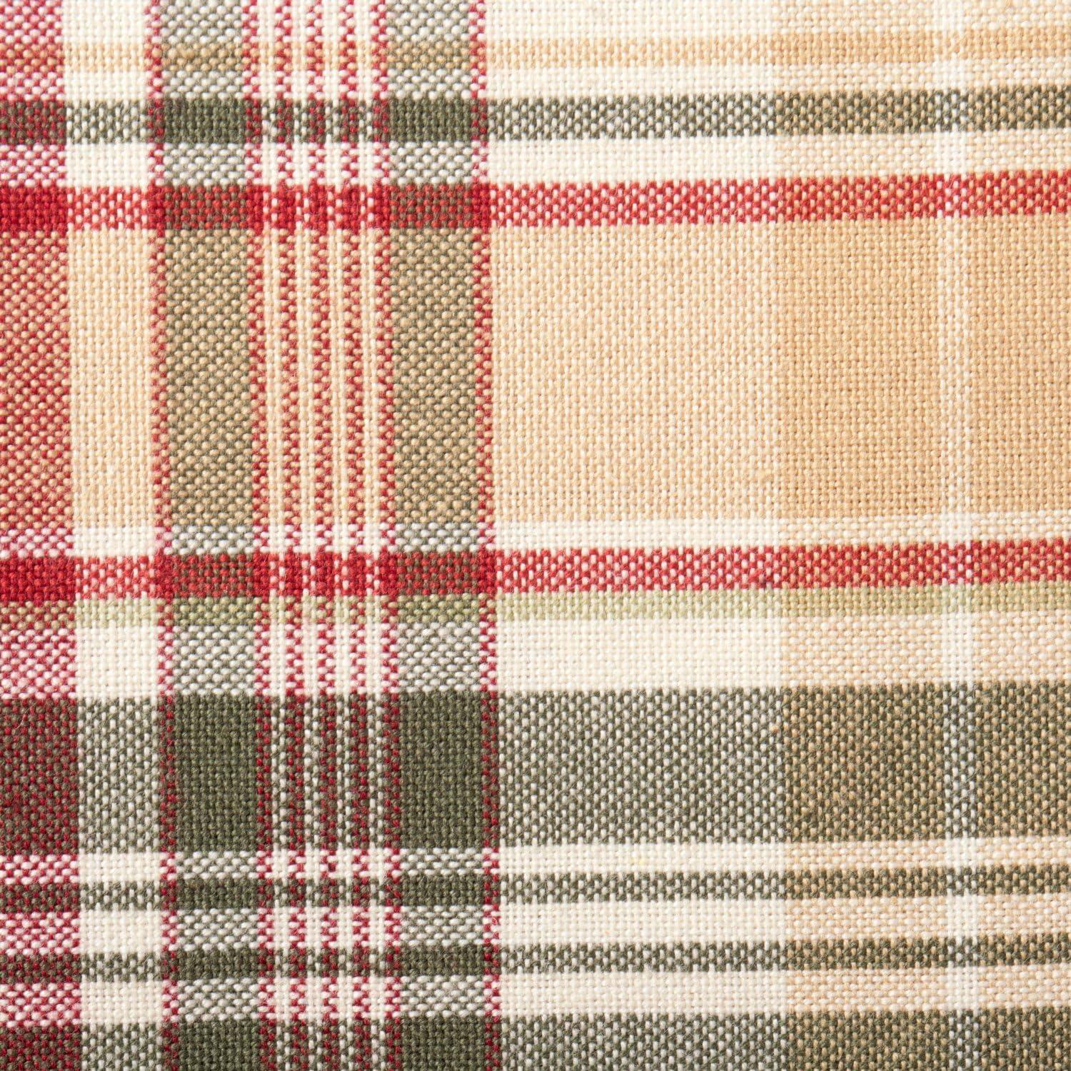 Cozy Picnic Plaid Cotton Thanksgiving Tablecloth 60x84"