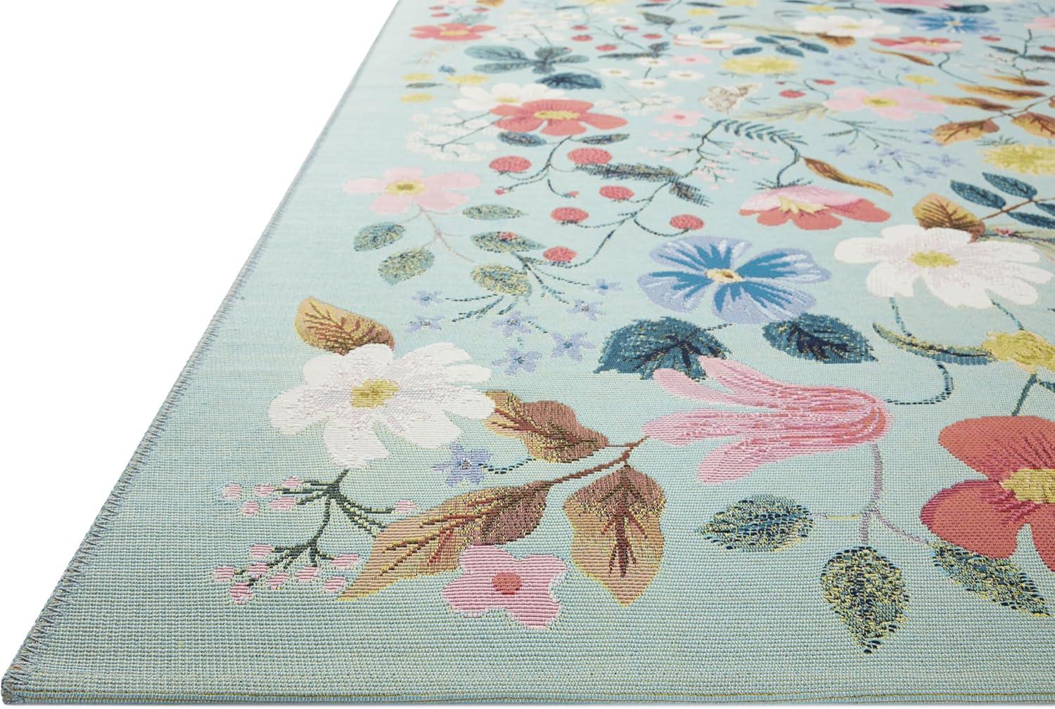 Rifle Paper Co. x Loloi Perennial Mint Indoor / Outdoor Area Rug