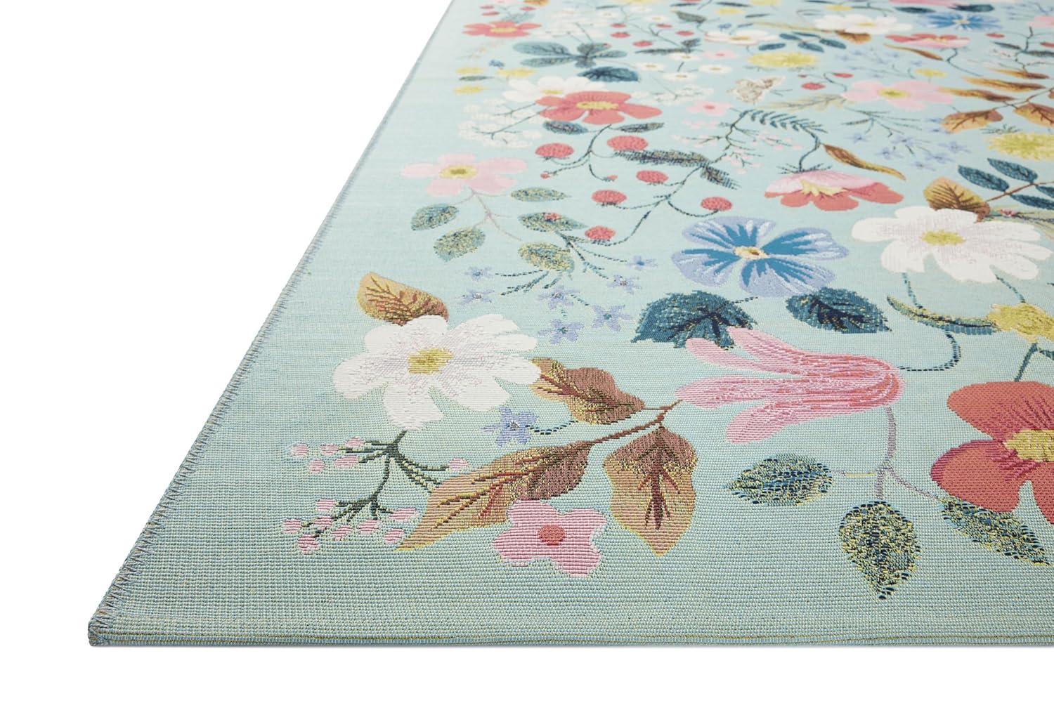 Rifle Paper Co. x Loloi Perennial Mint Indoor / Outdoor Area Rug