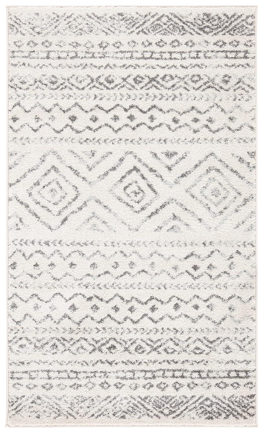 Tulum TUL267 Power Loomed Accent Rug - Ivory/Grey - 2'x4' - Safavieh.