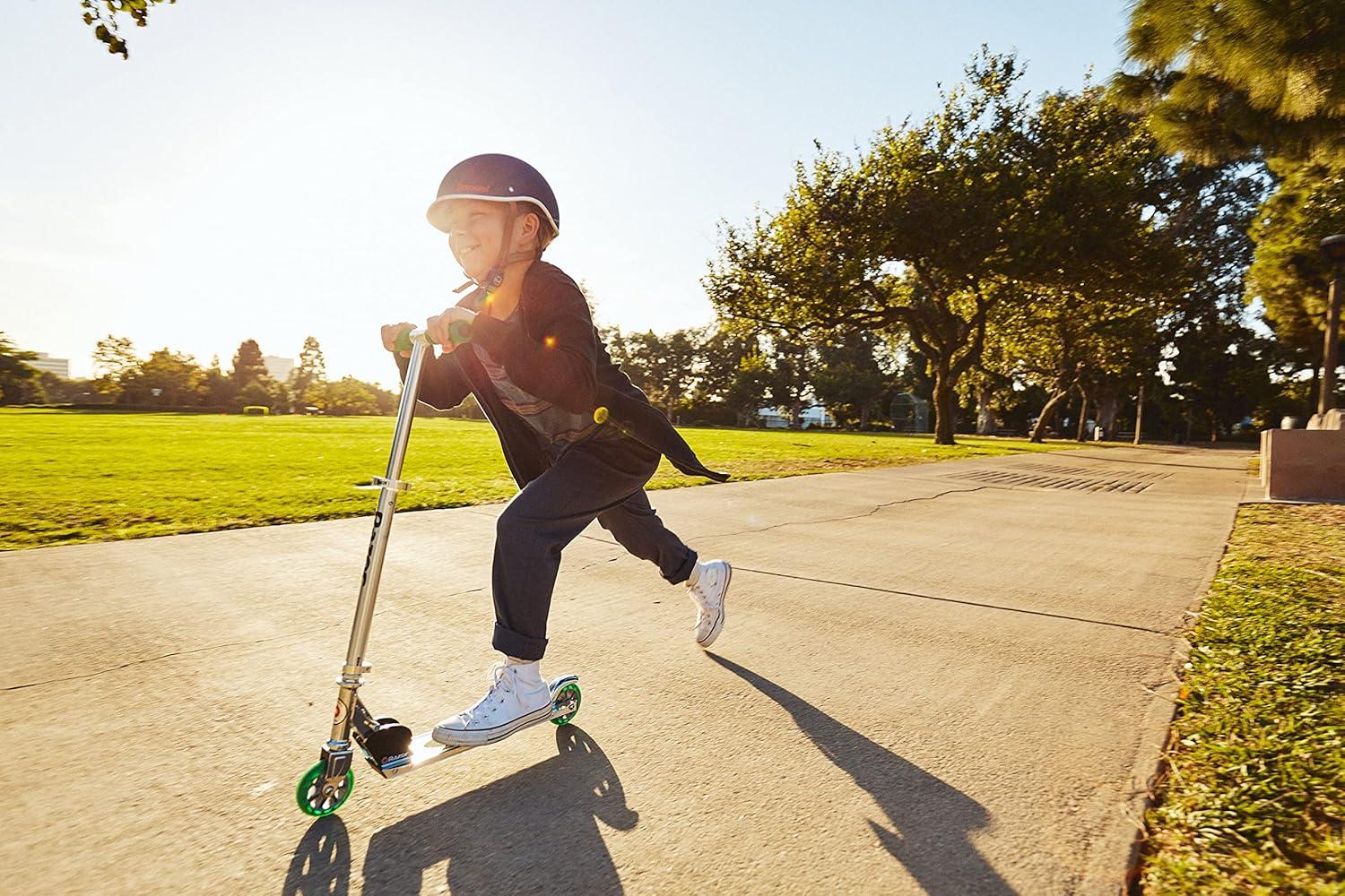 Razor A Kick Scooter for Kids - Pink, Lightweight, Foldable, Aluminum Frame, for Child Ages 5+