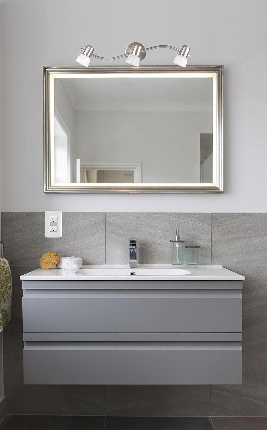 CANARM IT93BPT Asper Classic Brushed Pewter 3 Living Rooms, Kitchens, Bathrooms and Hallways Full Track Light