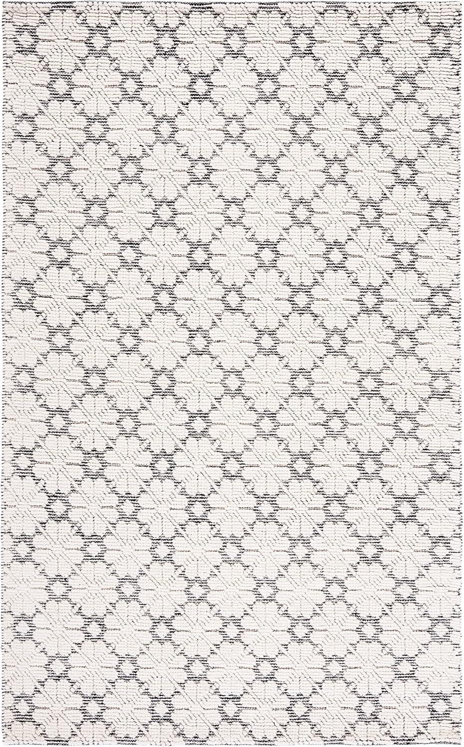 Martha Stewart Vermont - MSR3503 - Indoor Hand Woven Area Rugs - Ivory - 6'x9'