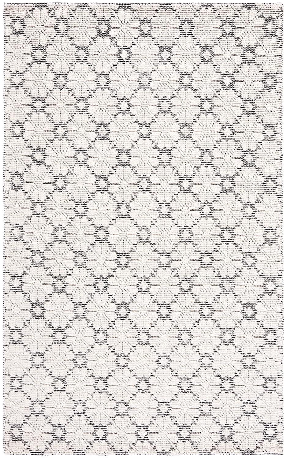 Martha Stewart Vermont - MSR3503 - Indoor Hand Woven Area Rugs - Ivory - 6'x9'