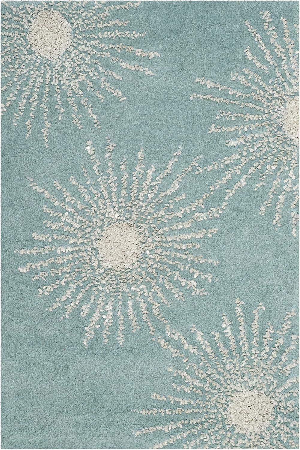 Soho SOH712 Hand Tufted Indoor Accent Rug - Light Teal/Multi - 2'x3' - Safavieh.