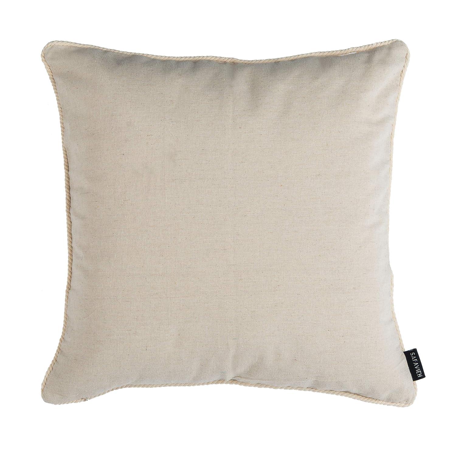 Safavieh Sanden Seahorse Embroidered Cotton Throw Pillow
