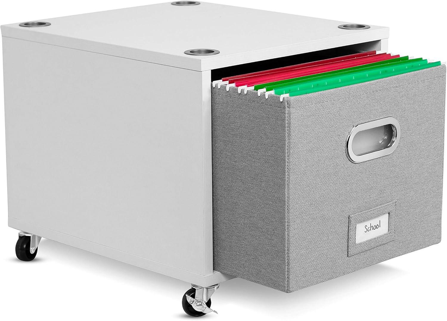 BirdRock Home 14.25'' Wide Mobile File Cabinet