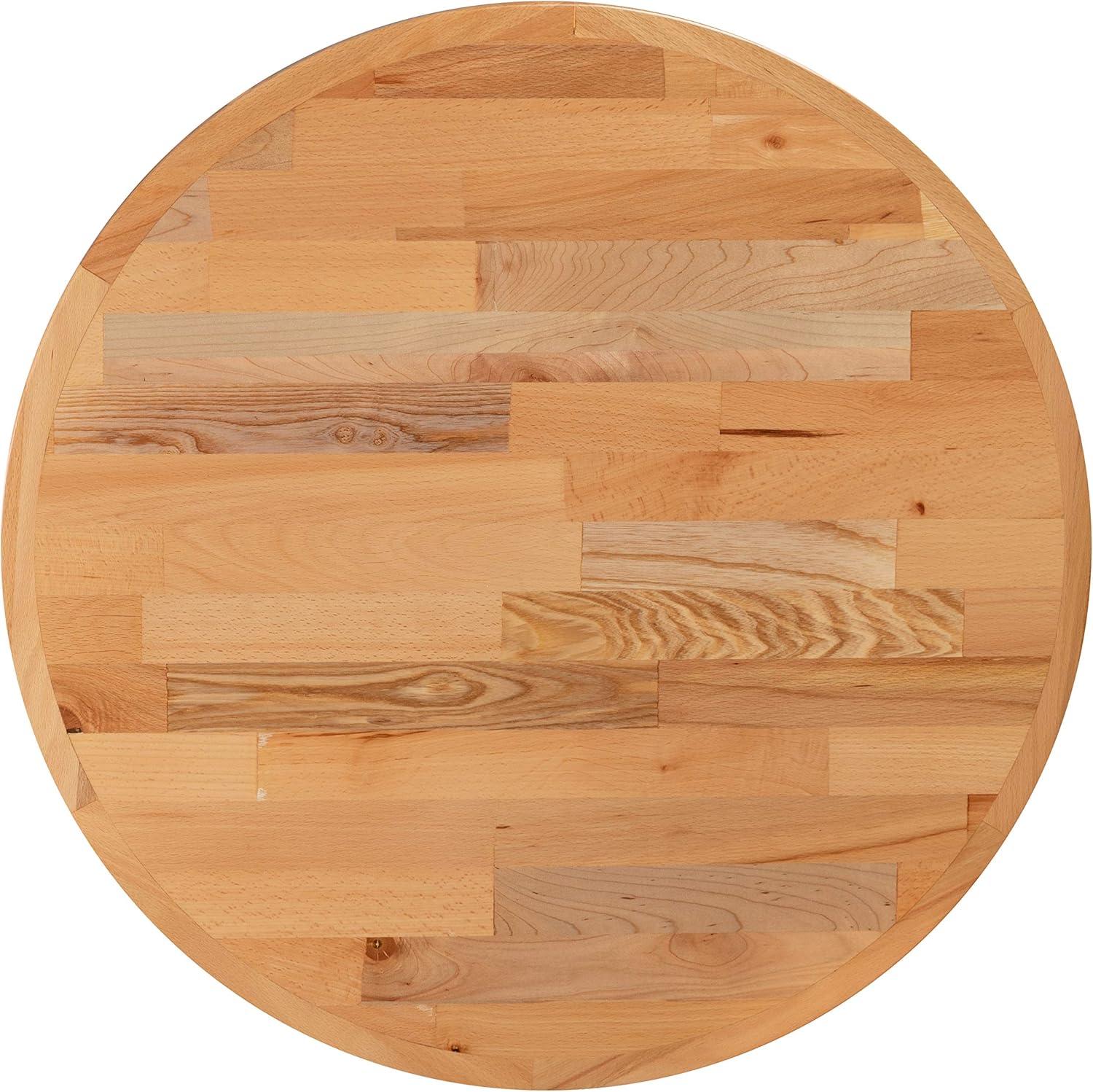 Mayfair Round Butcher Block Style Table Top - Restaurant Table Top