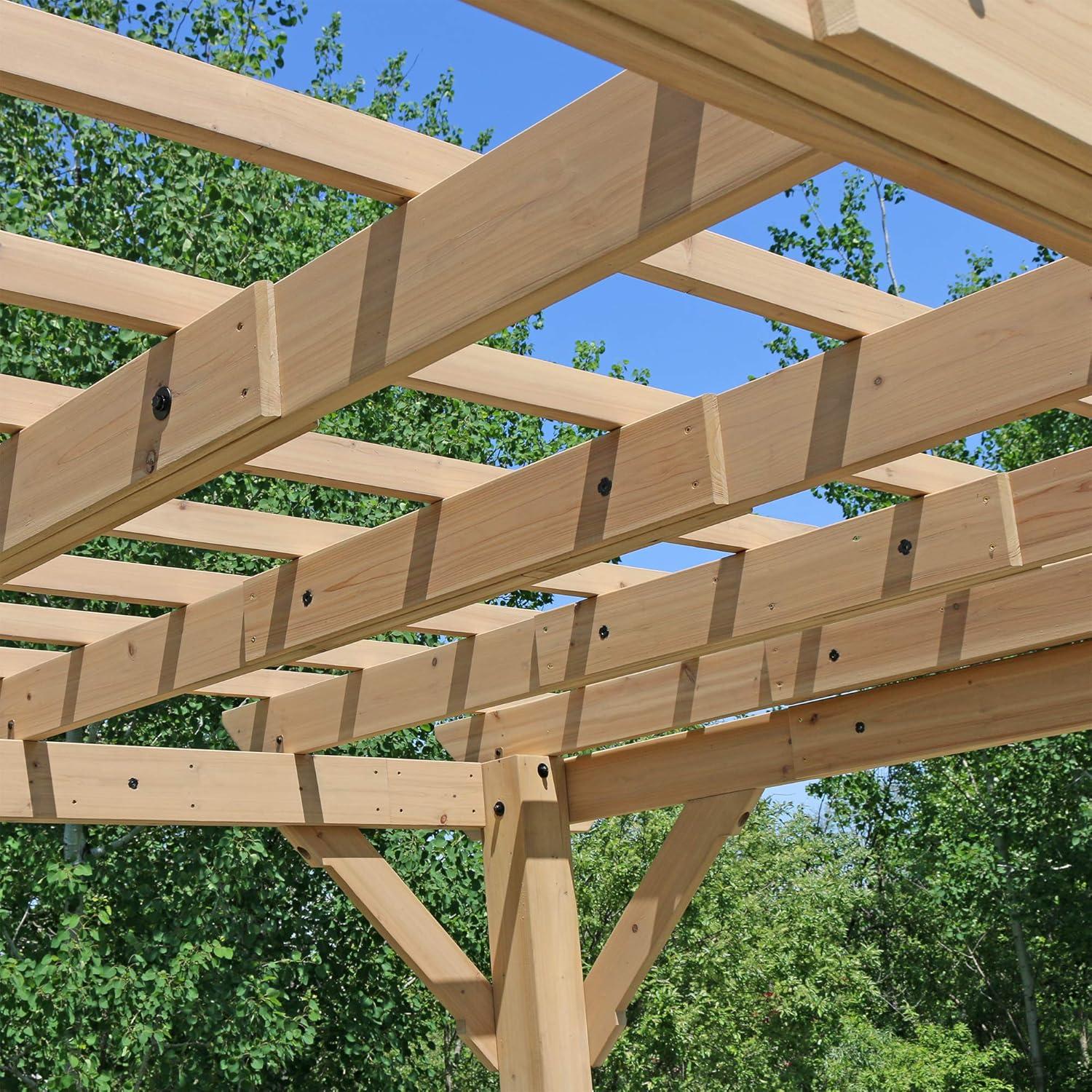 Yardistry 10' x 12' Meridian Cedar Pergola