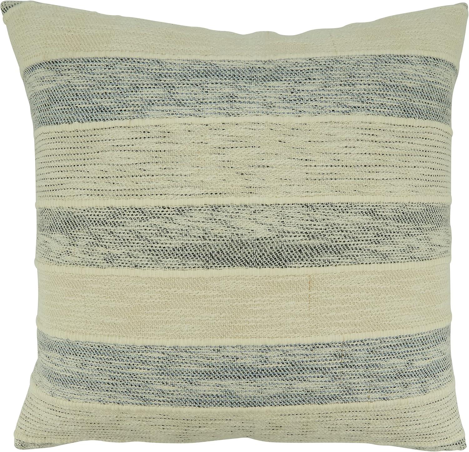 Striped Cotton Throw Pillow