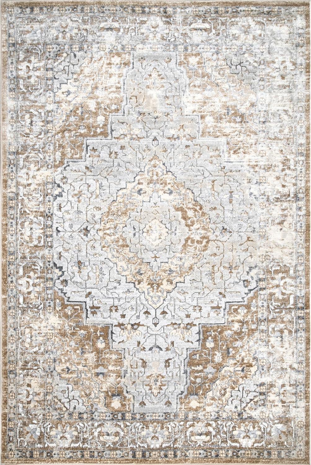 Nuloom Vintage Medallion Thea Indoor Area Rug