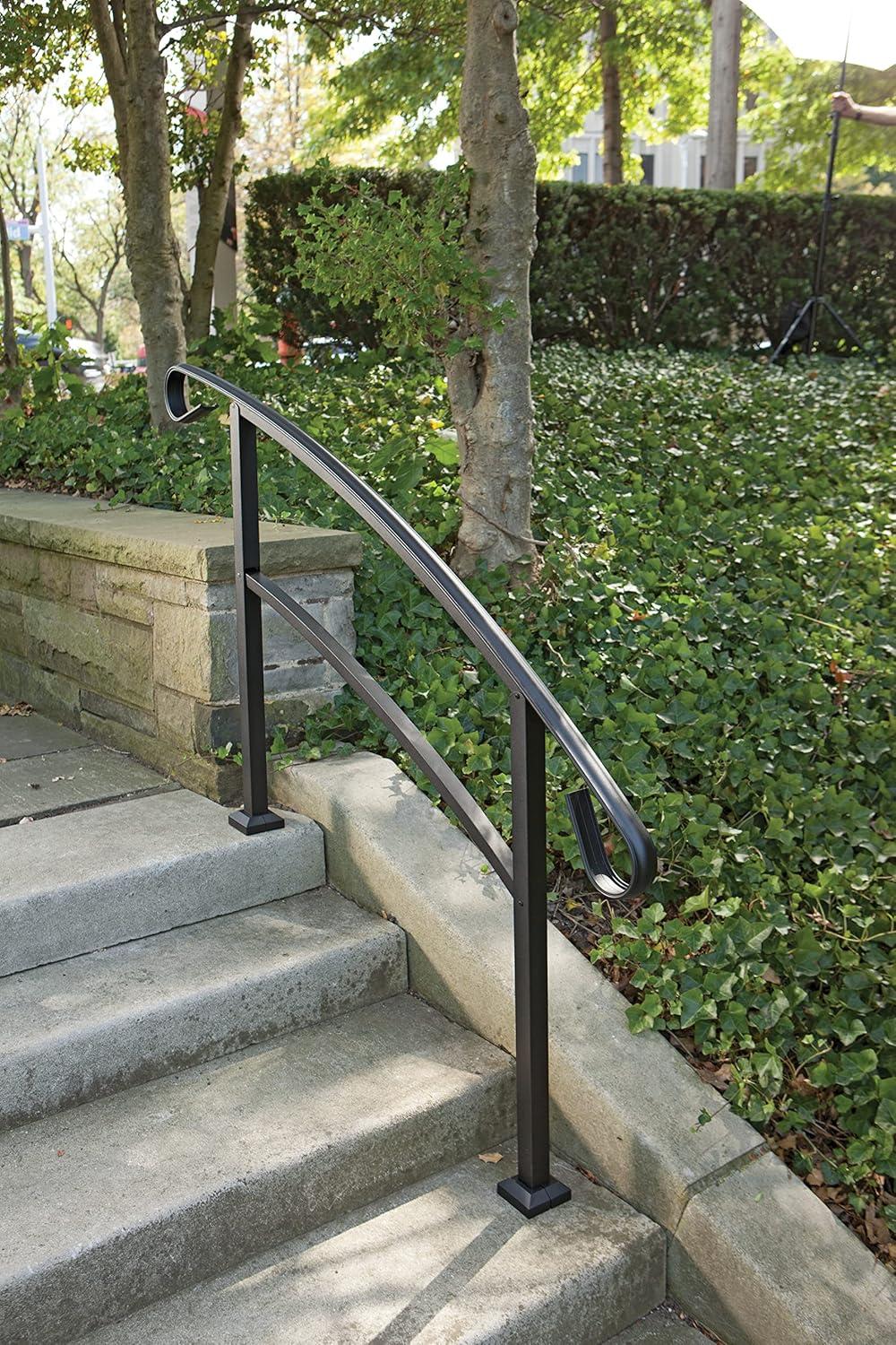Barrette Outdoor Living Handirail 4-Step Aluminum Rail Kit