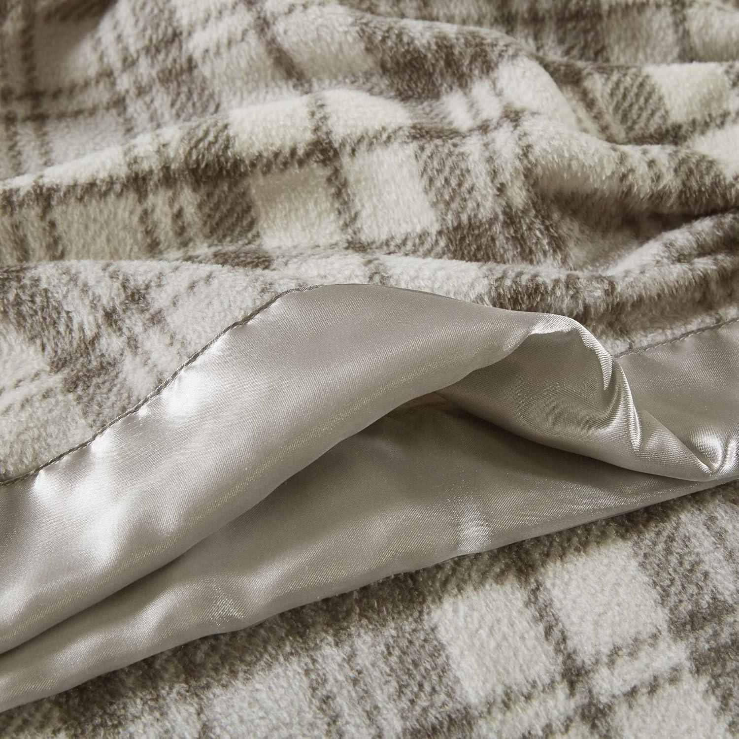 Premium Microfleece Blanket - Unmatched Softness and Luxury | Lightweight and Cozy Year-Round Comfort | Matte Satin Binding for Elegance | Durable and Long-lasting