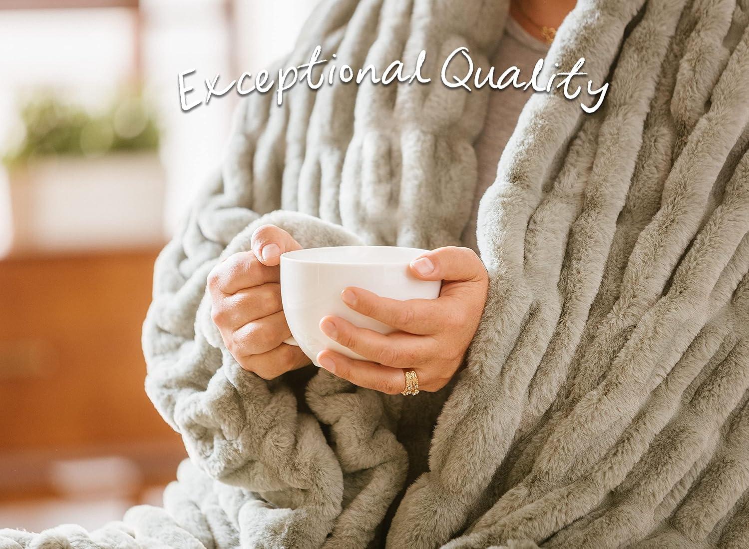 Chanasya Faux Fur Throw