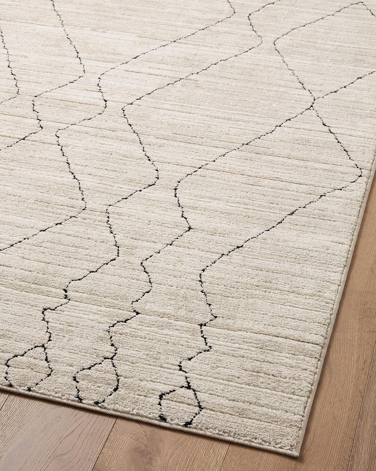 Loloi II Darby Sand / Charcoal 9'-2" x 13' Area Rug