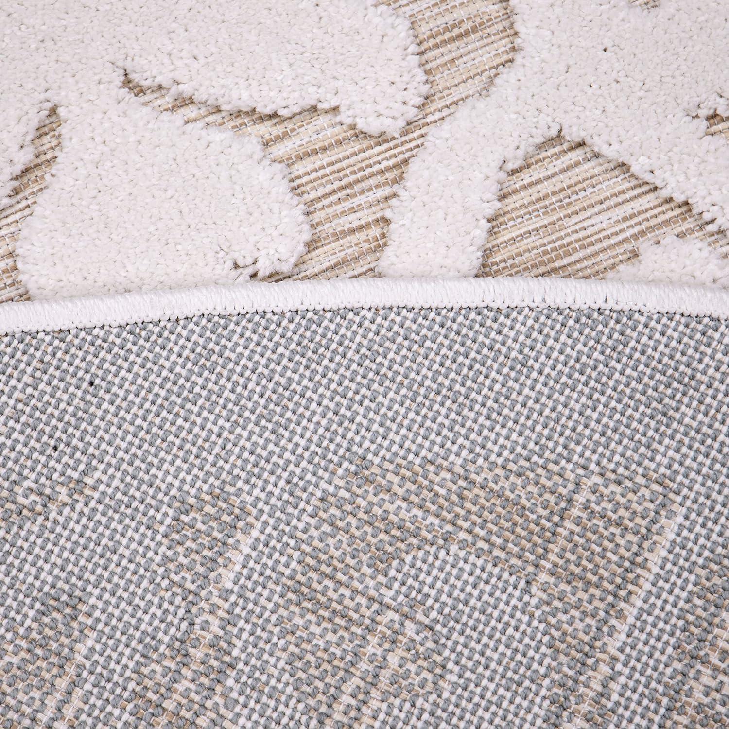 My Texas House Ladybird Natural Gray High Low Indoor Outdoor Rug