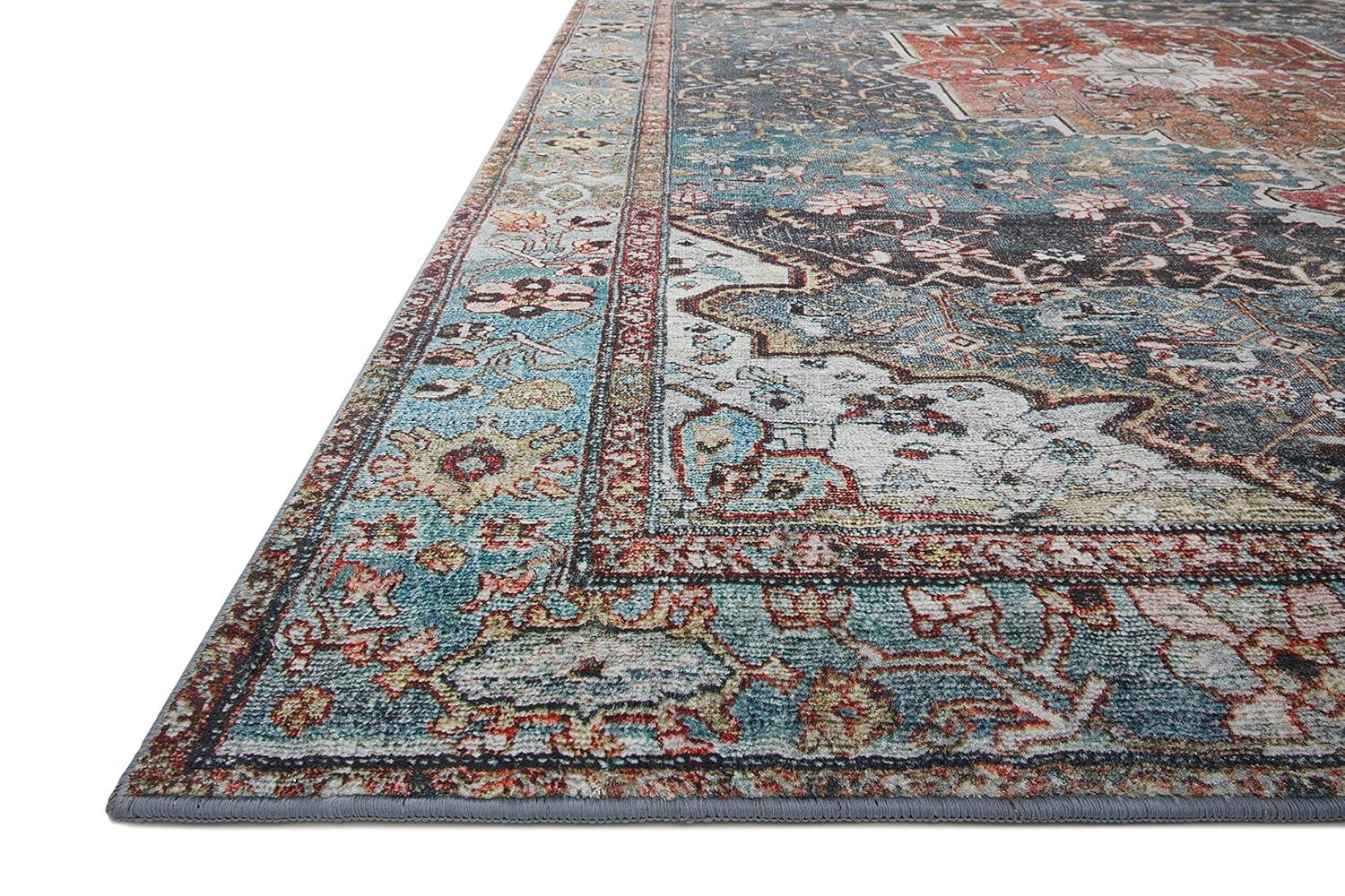 Loloi II Loloi Margot Ocean/Brick Area Rug feat. CloudPile