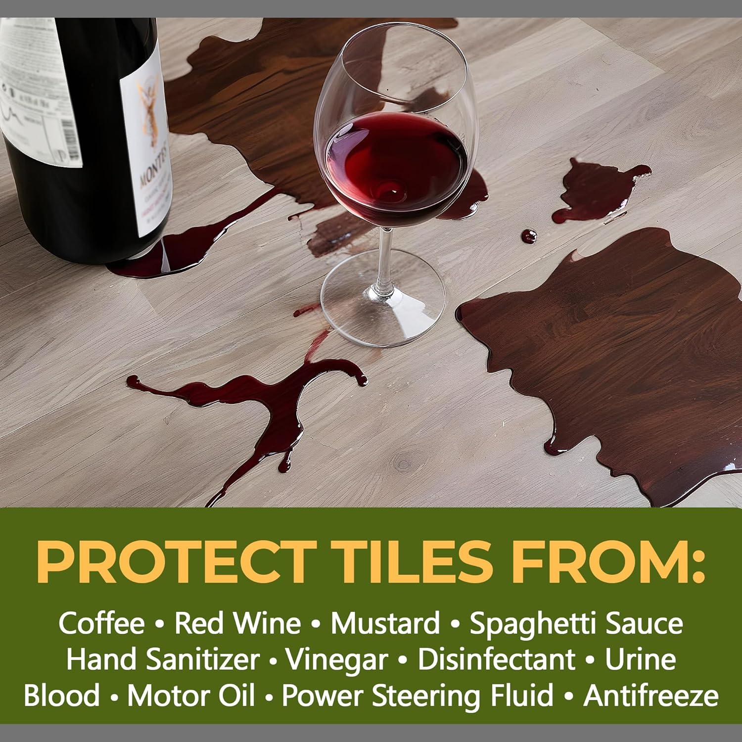 CoverTec GlazeGuard Gloss Ceramic & Porcelain Tile Sealer, Wet Look, 32 oz