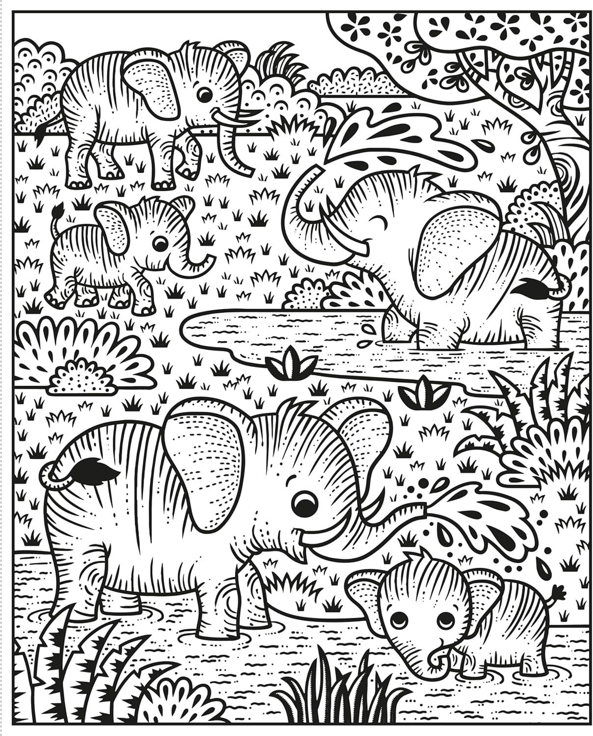 Zoo Magic Painting Book - (Magic Painting Books) by Sam Taplin (Paperback)