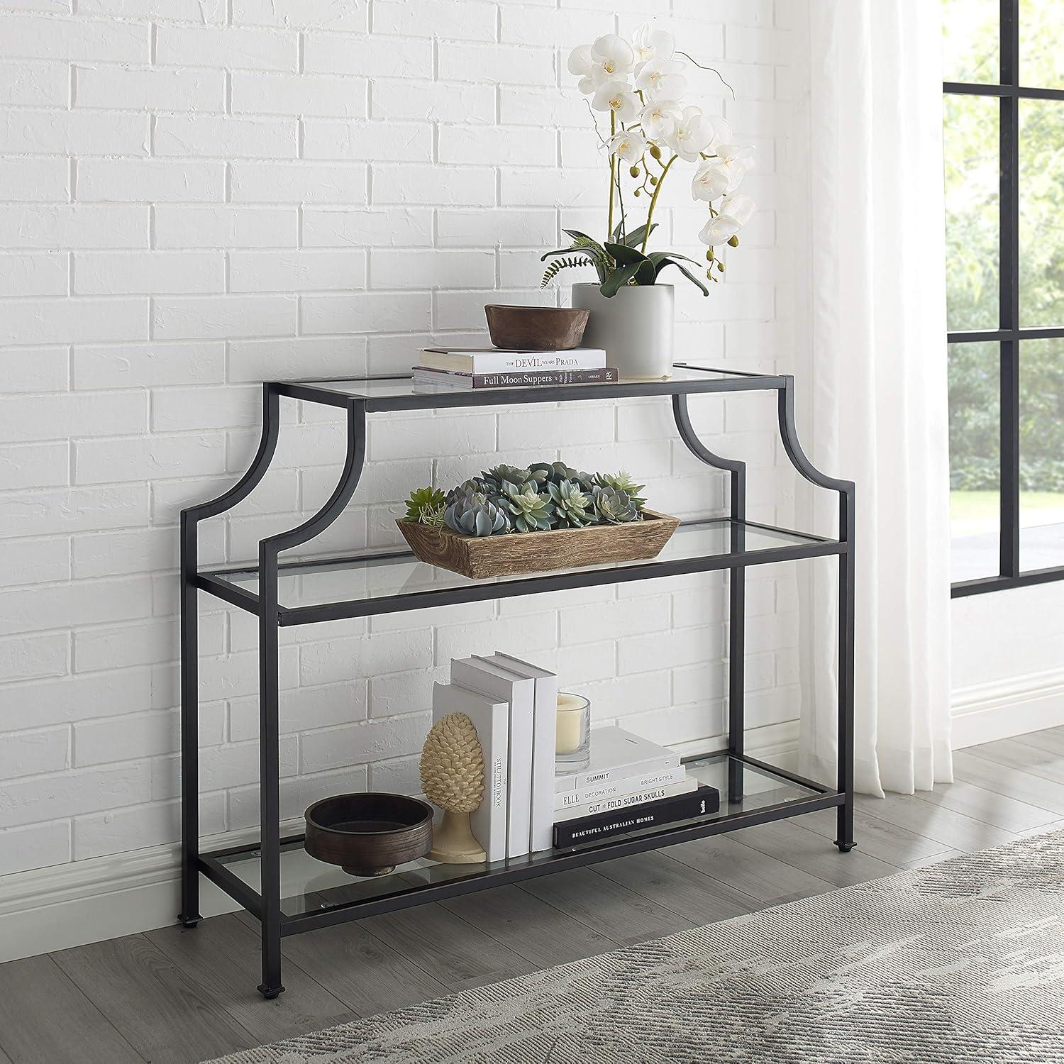 Aimee Console Table Oil Rubbed Bronze - Crosley