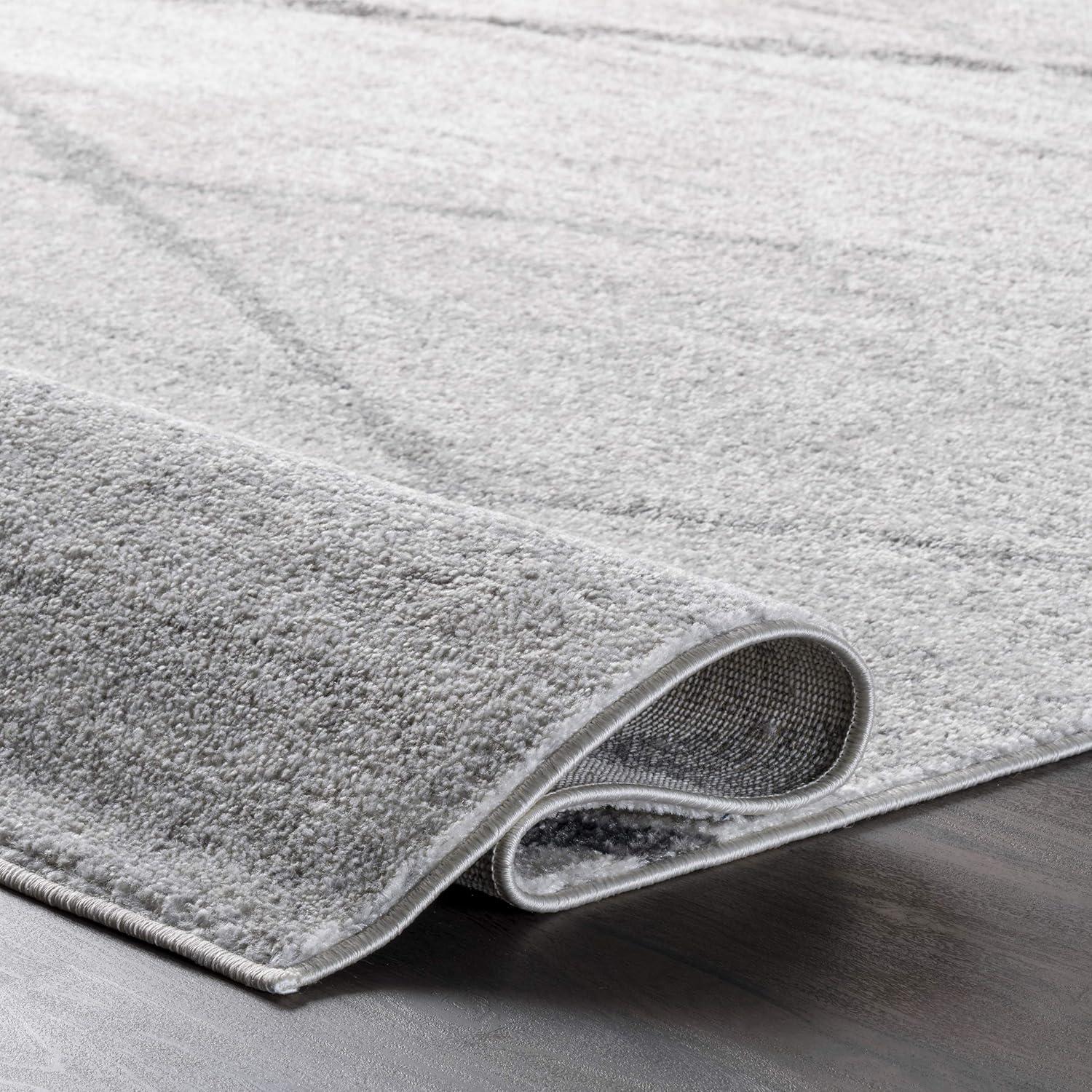 nuLOOM Thigpen Contemporary Area Rug, Grey, 2' 6" x 14'