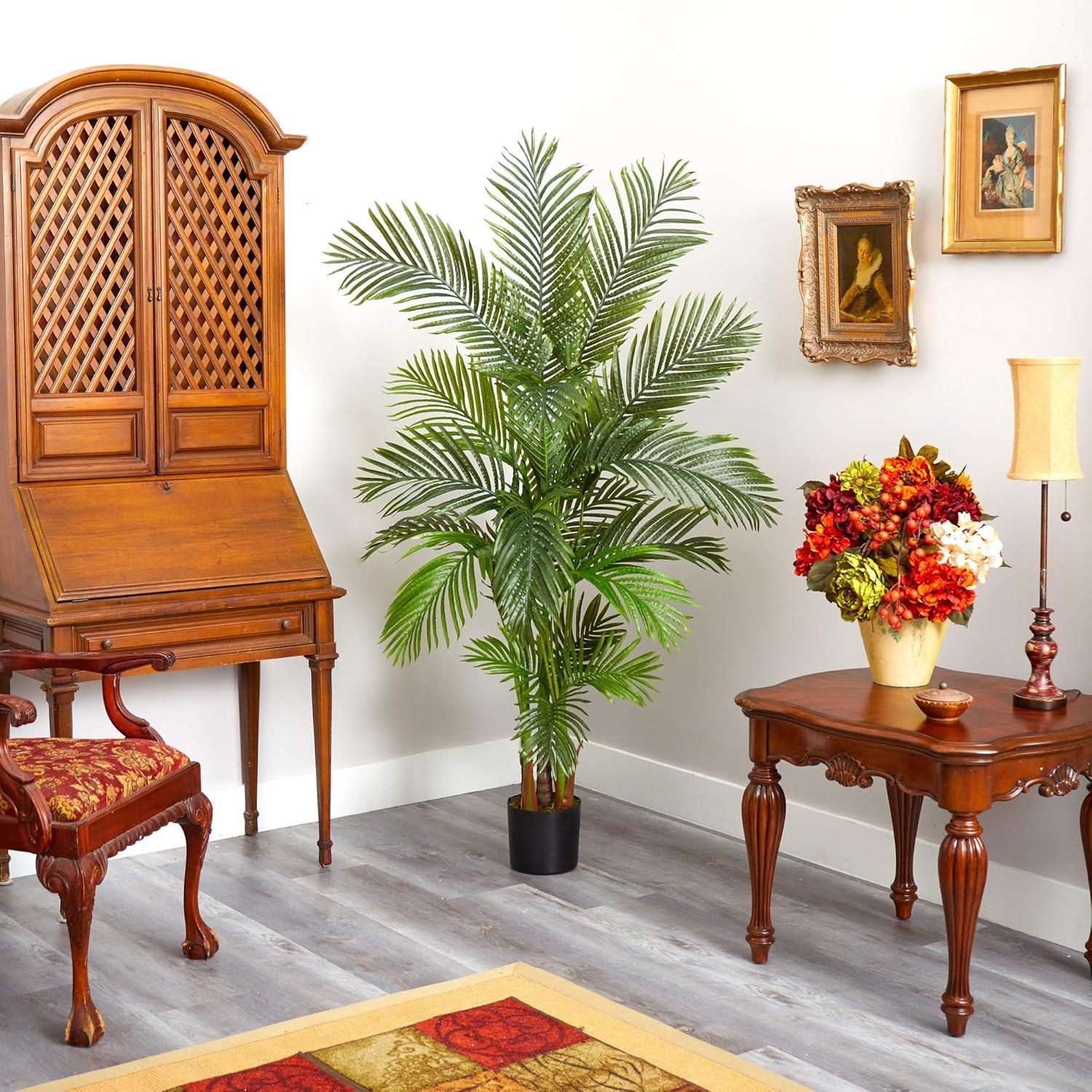 Nearly Natural 6' Areca Palm Artificial Tree
