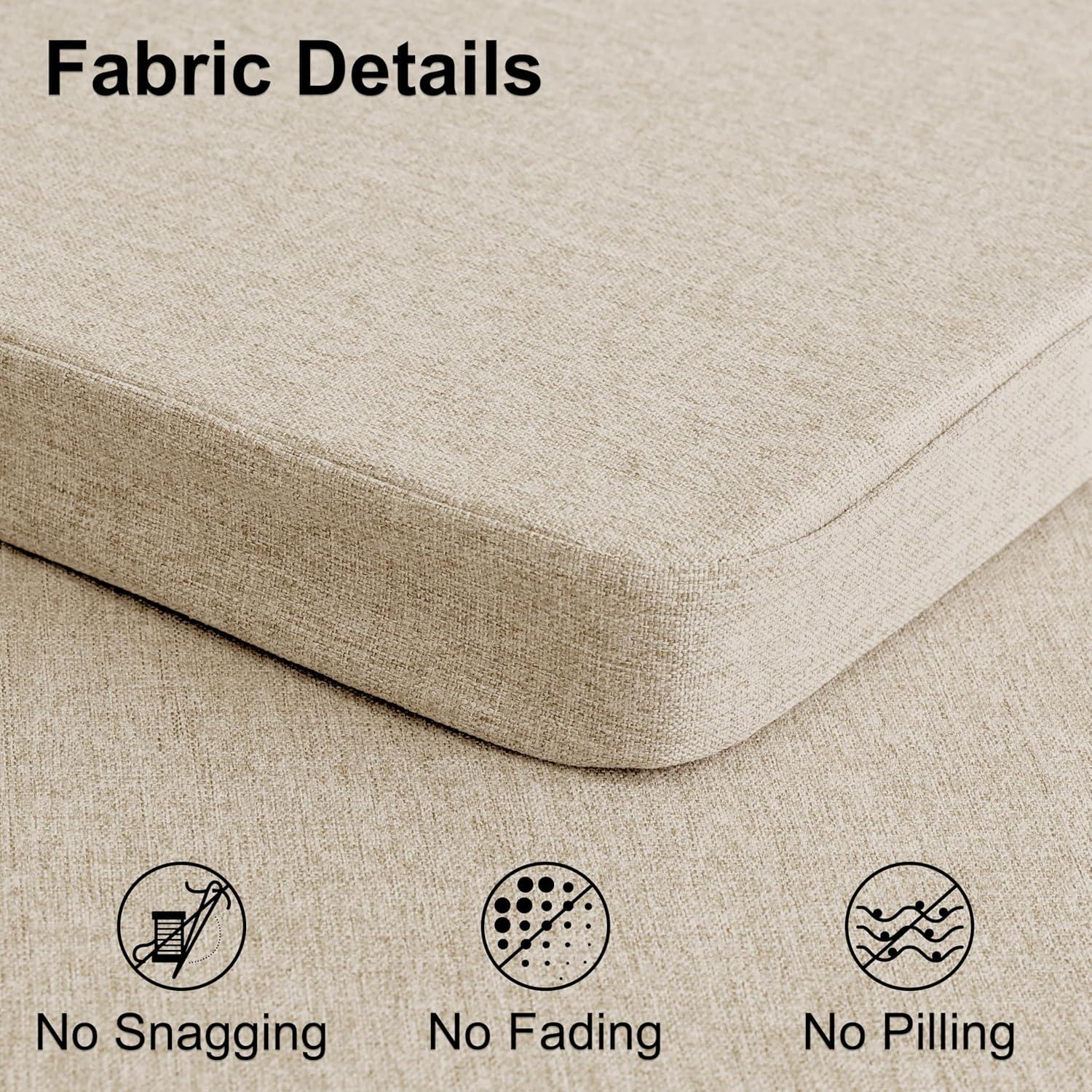 Chair Cushions for Kitchen Chairs Set of 4 Dining Chair Pads, Universal Non-Slip Dining Chair Cushions with Ties for Office Use