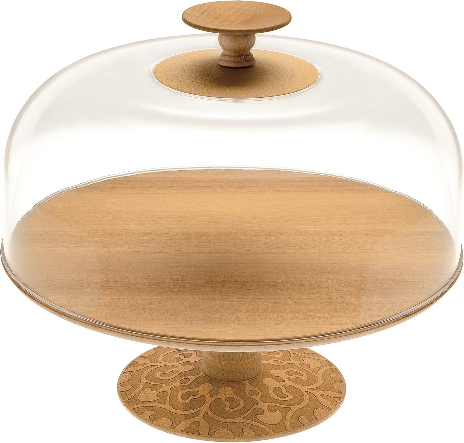 Alessi Dressed in Wood Domed Lid